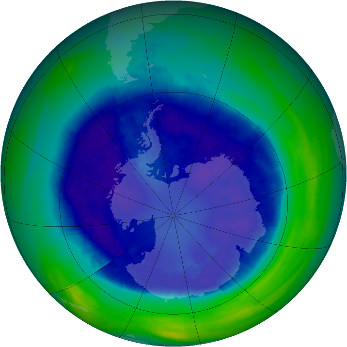 Ozone Map 2003-09-04